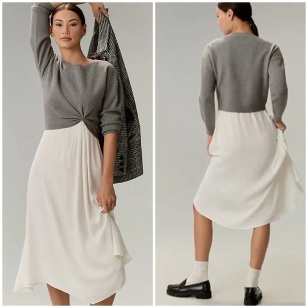Anthropologie Gemini Twofer Dress